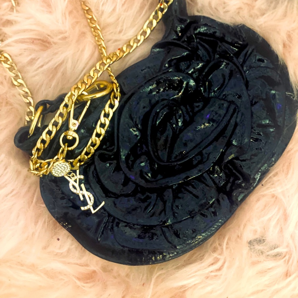 YSL patent leather handbag/crossbody